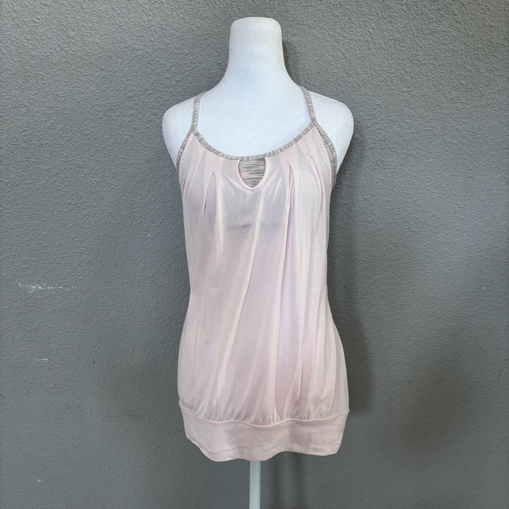lululemon athletica Pale Blush Pink Tank Top